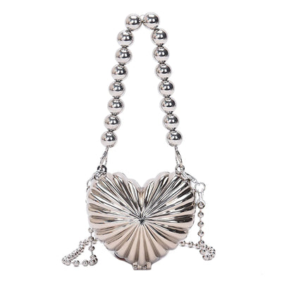 Zenosy Mini Pearl Evening Bag for Women Fashion Handbag Satchel Purse Shoulder Bag Crossbody Purse with Pearls