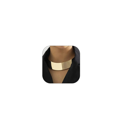 Bold Gold Statement Choker