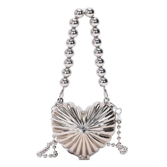 Zenosy Mini Pearl Evening Bag for Women Fashion Handbag Satchel Purse Shoulder Bag Crossbody Purse with Pearls